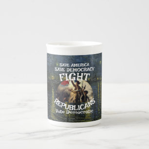 TASSE EN PORCELAINE GERRYMANDERING COÛT PRIX POUR TOUJOURS GUERRE SANS