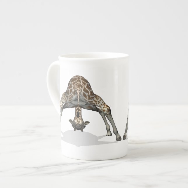 Tasse En Porcelaine Giraffe flexible (Devant gauche)