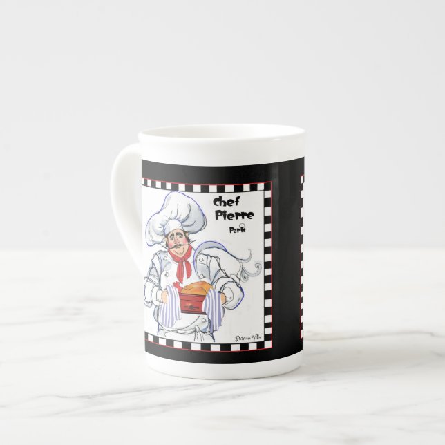 Tasse En Porcelaine Grand chef français Musique Art (Devant gauche)