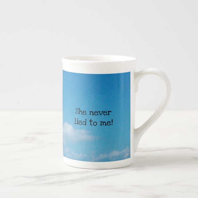 Tasse En Porcelaine Grand-mère m'a dit (Droite)