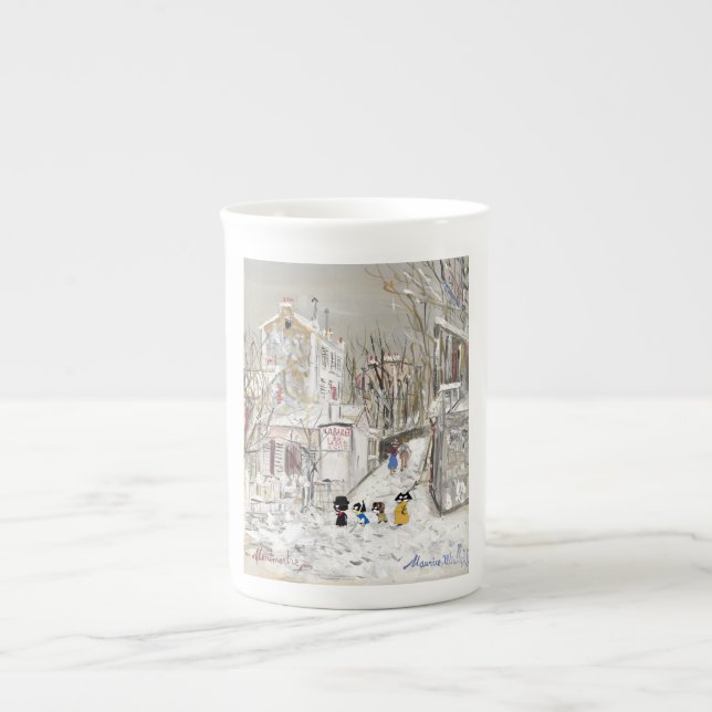 Tasse En Porcelaine Habitués de Le Lapin Agile es Ses (Devant)