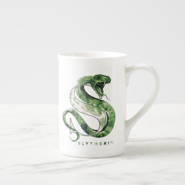 Tasse En Porcelaine Harry Potter | Aquarelle SLYTHERIN™ (Droite)