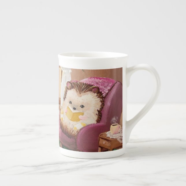 Tasse En Porcelaine Hygge Hedgehog (Droite)