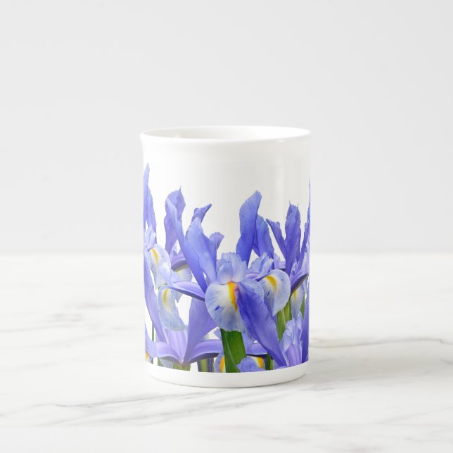 Tasse En Porcelaine Iris Garden - Boug de spécialités (Devant)