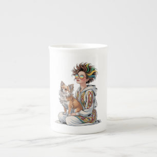 Tasse En Porcelaine j'adore mon chihuahua