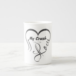 Tasse En Porcelaine J'aime mon coup de cœur • Les yeux sur toi 😍