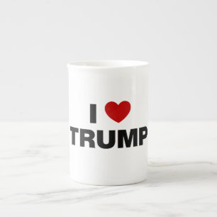 Tasse En Porcelaine J'aime Trump