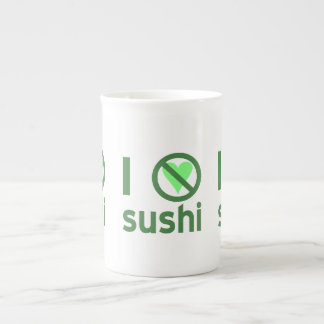 Tasse En Porcelaine Je Déteste Le Sushi Je N'Aime Pas Le Sushi