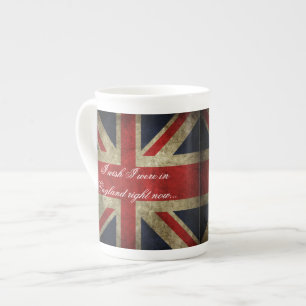 Tasse En Porcelaine Je souhaite que j'aie été dans le thé de