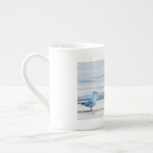 Tasse En Porcelaine Jour de plage pour la mouette