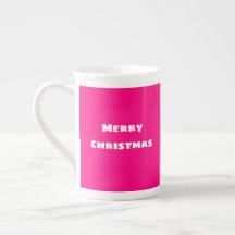 Joyeux Noël Amour Festif, Rose Profond Chaud