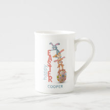 Joyeux Pâques mignonne amusant lapin moderne oeuf 