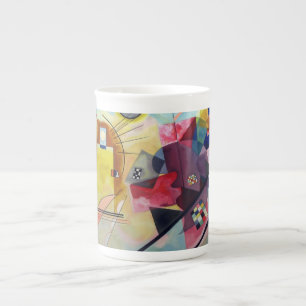Tasse En Porcelaine Kandinsky 1925/jaune/rouge/bleu/pixdezines