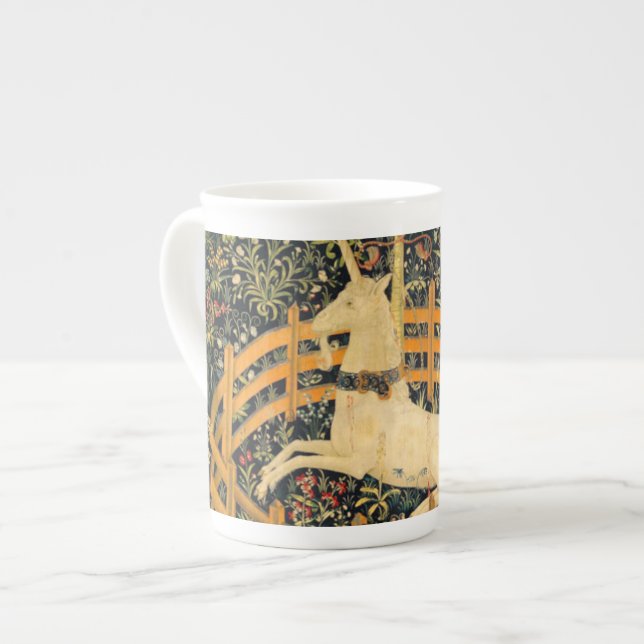 Tasse En Porcelaine La licorne en captivité (Devant gauche)