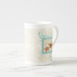 Tasse En Porcelaine La mer d'étoiles de mer écosse la plage grecque de