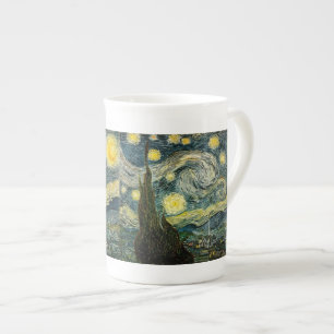 Tasse En Porcelaine La nuit étoilée de Vincent van Gogh (1889)