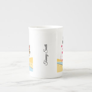 Tasse En Porcelaine La Saint Valentin pour les couples et les amis