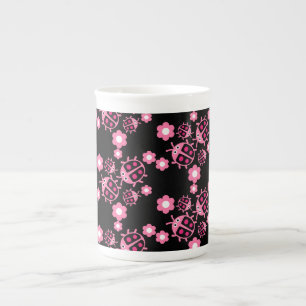 Tasse En Porcelaine Ladybird Et ladybug