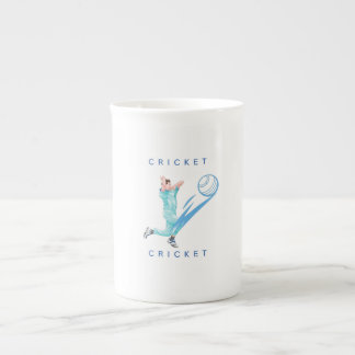 Tasse En Porcelaine Le cricket touché