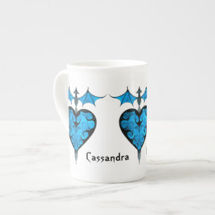 Tasse En Porcelaine Le victorian gothique a jalonné le coeur de
