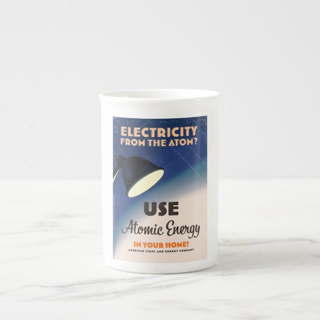 Tasse En Porcelaine L'électricité de l'Atom ? (Devant)