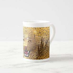 Tasse En Porcelaine Léopard Territoire 1