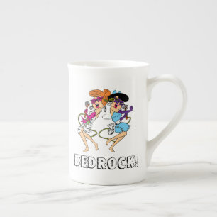 Tasse En Porcelaine Les Flintstones   Wilma et vedettes du rock de