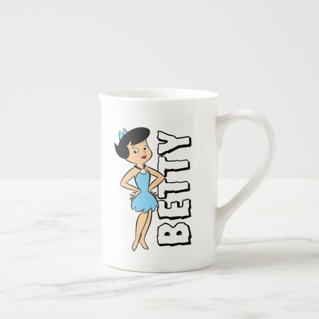 Tasse En Porcelaine Les Pierrafeu | Betty Rubble (Droite)