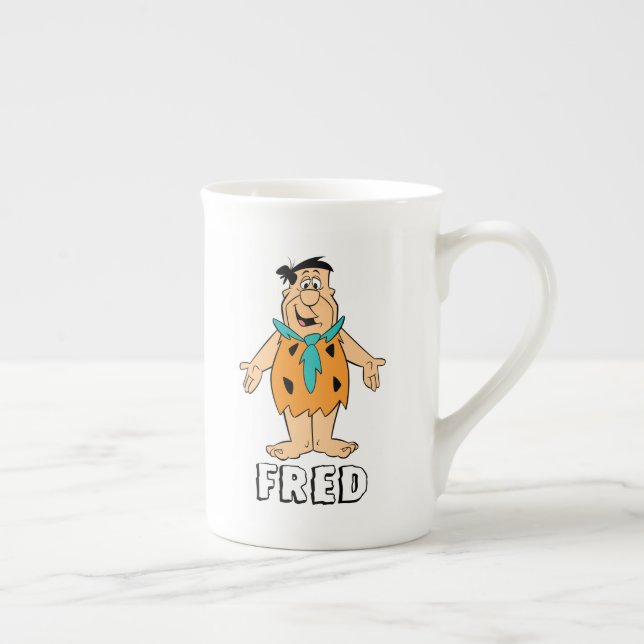 Tasse En Porcelaine Les Pierrafeu | Fred Flintstone (Droite)