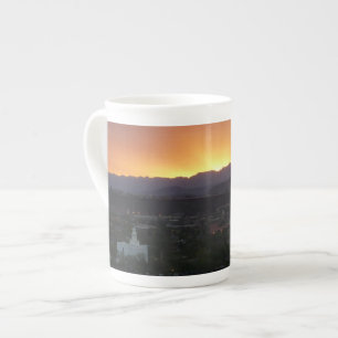 Tasse En Porcelaine Lever de soleil sur le paysage de St. George Utah