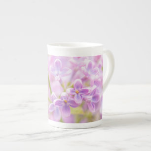 Tasse En Porcelaine Lilac Fleurs Mist