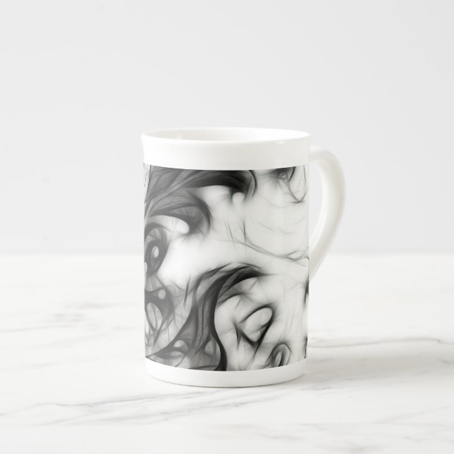 Tasse En Porcelaine L'Inversion Florale (Devant droit)
