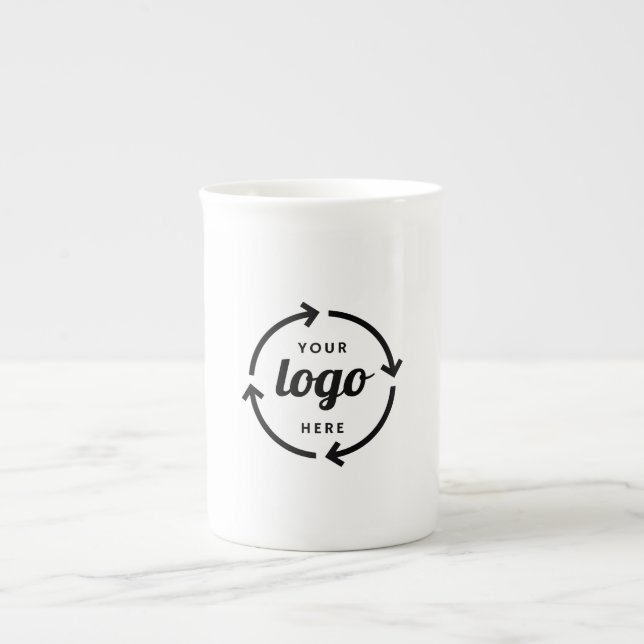 Tasse En Porcelaine Logo personnalisé (Devant)