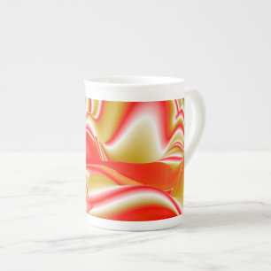 Tasse En Porcelaine Love and Gold Abstrait 3D Rainbowart