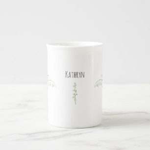 Tasse En Porcelaine Lys de la vallée mai Fleur de naissance