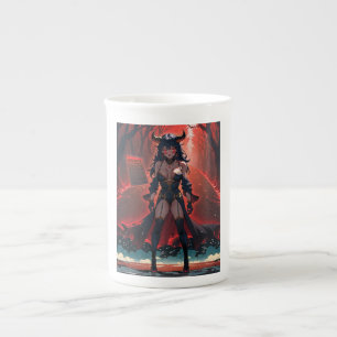 Tasse En Porcelaine Manifestation avec contact à Crossroads, Anime Dem