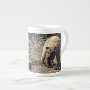 Tasse En Porcelaine Marcher Grizzly sauvage Ours faune photo