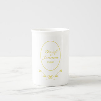 Tasse En Porcelaine Mariage d'or