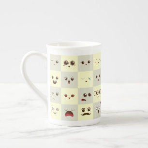 Tasse En Porcelaine Mignonne face
