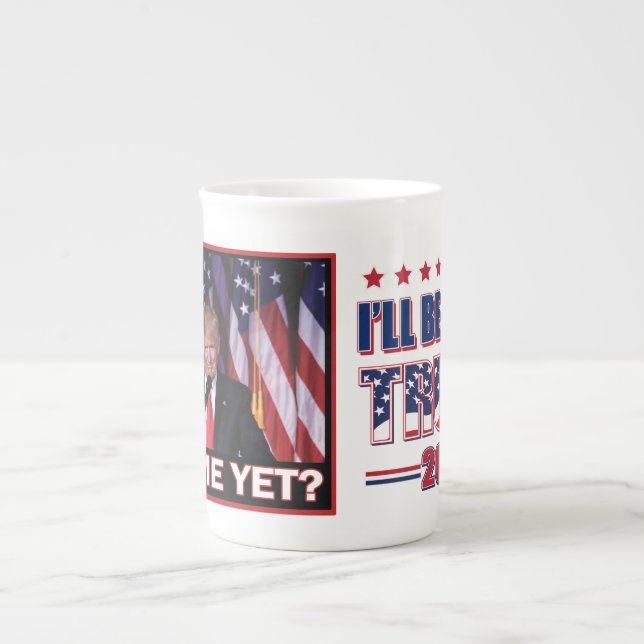 Tasse En Porcelaine Miss Me yet - Président Trump (Devant)