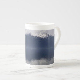 Tasse En Porcelaine Misty Alaskan Sea dans les tons bleu