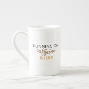 Tasse En Porcelaine Mode caféine et chaos