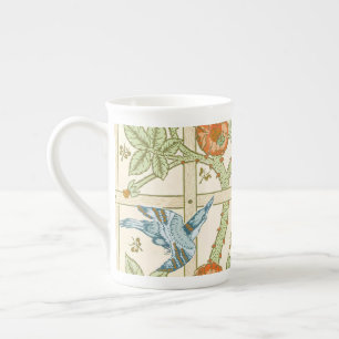 Tasse En Porcelaine Modèle sans couture de treillis de William Morris 