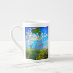 Tasse En Porcelaine Monet Woman avec un parasol