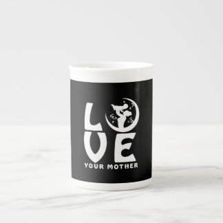 Tasse En Porcelaine Mother and Child Silhouette Mother's Day Gift