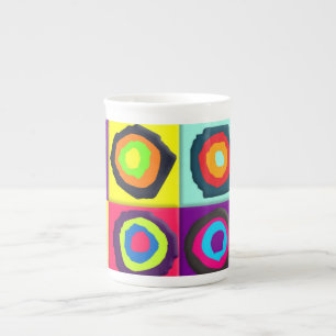 Tasse En Porcelaine motif de cercles