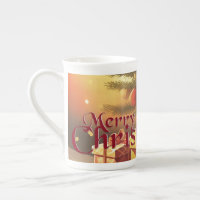 Motif de Noël, avec des cadeaux sous l'arbre de No