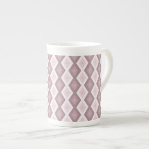 Tasse En Porcelaine motif rose quartz rose diamant
