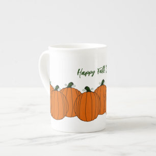Tasse En Porcelaine Musique Citrouille personnalisée