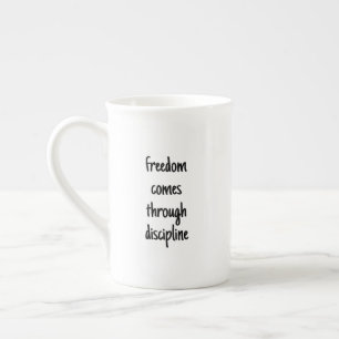 Tasse En Porcelaine Musique de spécialité Liberté